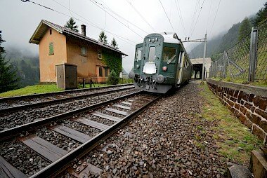Führerstandsfahrt mit dem Triebwagen BDe 4/4 1646